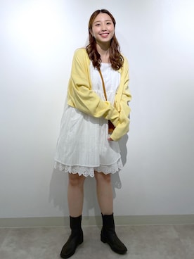 akaneさん（レディース・155cm）の春コーディネート