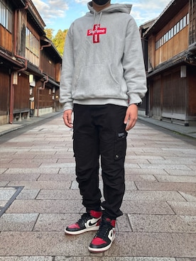 「BLACKTAILOR（ブラックテイラー）のアイテム」を使った、Haruさん（メンズ・183cm）の秋コーディネート