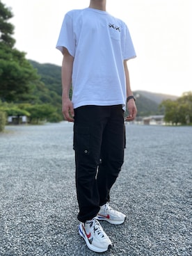 「BLACKTAILOR（ブラックテイラー）のアイテム」を使った、Haruさん（メンズ・183cm）の夏コーディネート