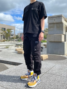 「BLACKTAILOR（ブラックテイラー）のアイテム」を使った、Haruさん（メンズ・183cm）の秋コーディネート