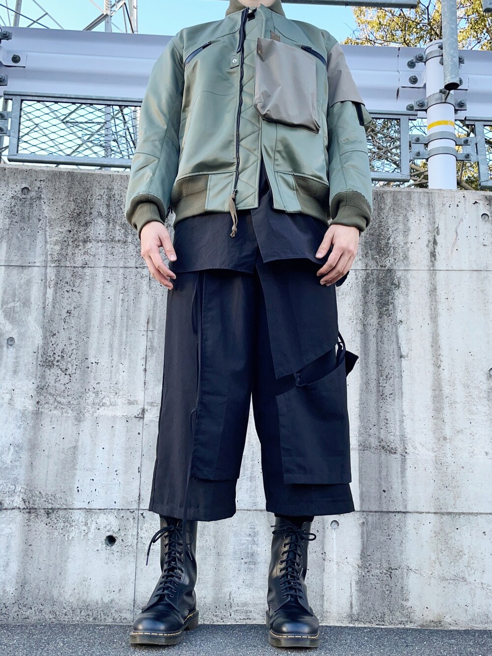 Haru｜sacai × ACRONYM®️のMA-1を使ったコーディネート - WEAR