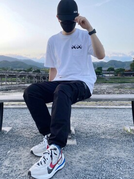 「BLACKTAILOR（ブラックテイラー）のアイテム」を使った、Haruさん（メンズ・183cm）の夏コーディネート