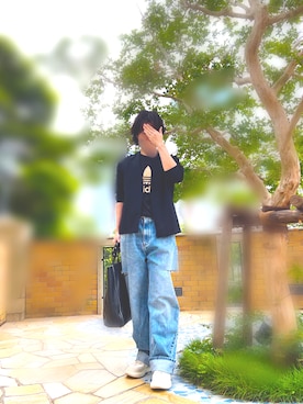 「CELINE（セリーヌ）のアイテム」を使った、yuimarronさん（メンズ・181cm）の夏コーディネート