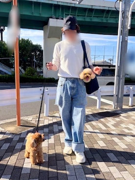 「Maison Margiela（メゾンマルジェラ）の5-pocket Trousers（デニムパンツ、ブルー系）」を使った、yuimarronさん（メンズ・181cm）の夏コーディネート