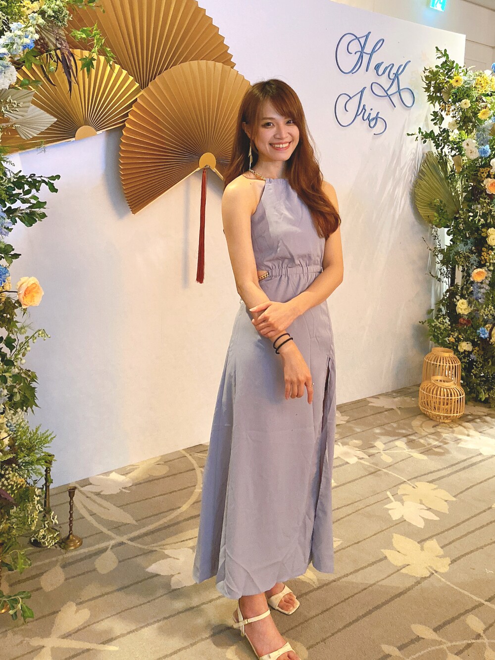 「ootd、wedding、blue、summer、東方文華酒店、TAIPEI」｜「AIR SPACEのアイテム（ワンピース、ブルー系）」を使った、Arielさん（レディース・165cm）の夏コーディネートの1枚目の写真