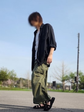 八重はるさん(メンズ・170cm)の春コーディネート