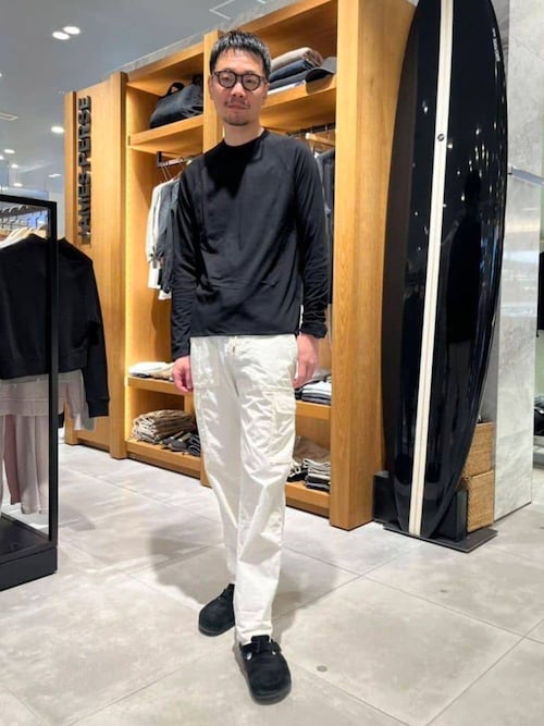 JAMES PERSE（ジェームスパース） tシャツ コットン ロングスリーブT