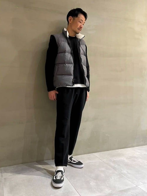 JAMES PERSE（ジェームスパース） ダウンベスト ベスト ファブリック