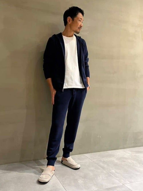 JAMES PERSE（ジェームスパース） パーカー リサイクルカシミヤ ジップ