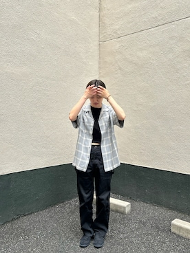 「schott（ショット）のSchott/ショット/TC PAINTER PANTS/ペインターパンツ（その他パンツ）」を使った、naoさん（レディース・163cm）の夏コーディネート