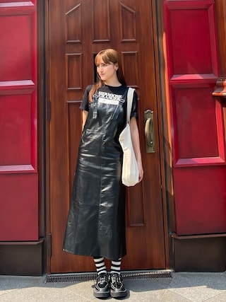 か*き様 美品希少　トルネードマート　黒レザー（牛革）スーパーロング丈　１３０c 1689954498_320.jpg