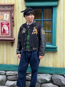 「アイテム（トップス）」を使った、taka232323232323さん（メンズ・172cm）の秋コーディネート