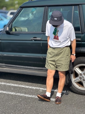 「アイテム（トップス）」を使った、taka232323232323さん（メンズ・172cm）の夏コーディネート