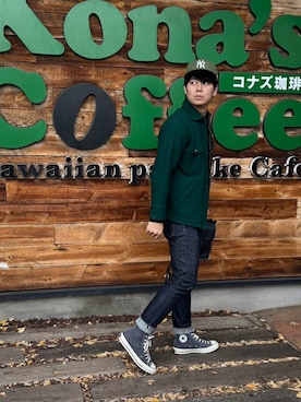 「アイテム（その他アウター）」を使った、taka232323232323さん（メンズ・172cm）の冬コーディネート