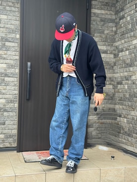 「Guess（ゲス）のアイテム」を使った、taka232323232323さん（メンズ・172cm）の春コーディネート