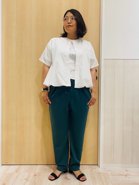「アイテム（サングラス）」を使った、すーさん（レディース・160cm）の秋コーディネート