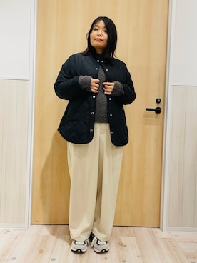 「DRESKIP（ドレスキップ）のアイテム（その他アウター）」を使った、すーさん（レディース・160cm）の冬コーディネート