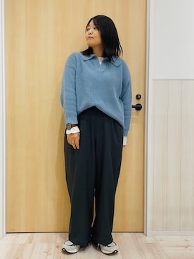 「冬コーデ、スニーカーコーデ」｜「アイテム（その他パンツ）」を使った、すーさん（レディース・160cm）の冬コーディネート