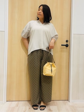 「Lee（リー）のアイテム（バッグ）」を使った、すーさん（レディース・160cm）の春コーディネート