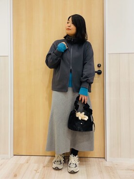 「アイテム（チャーム）」を使った、すーさん（レディース・160cm）の春コーディネート