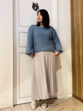 「DRESKIP（ドレスキップ）のアイテム」を使った、すーさん（レディース・160cm）の冬コーディネート