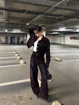 「MURUA（ムルーア）のアイテム」を使った、ERIKAさん（レディース・168cm）の秋コーディネート