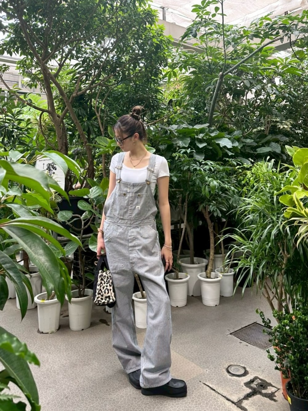 ALEXIA STAM ストライプオーバーオール ALEXIA STAM サロペット オーバーオール BABY x Lee Whizit