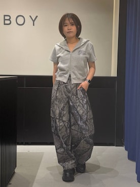 「アイテム（パーカー）」を使った、みくるんさん（レディース・156cm・20代）の夏コーディネート