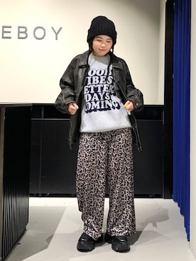 「アイテム（ブルゾン）」を使った、みくるんさん（レディース・156cm・20代）の秋コーディネート