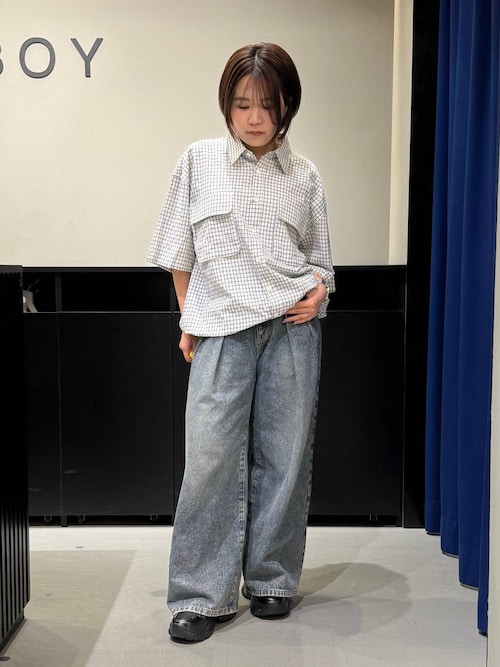 PAGEBOY タックデニムパンツ WEB限定サイズあり>タックデニムパンツ（デニムパンツ