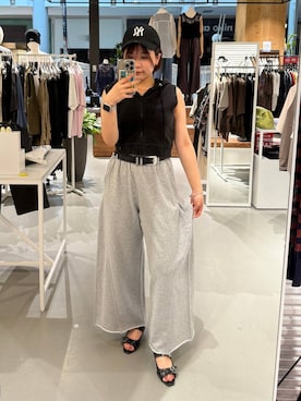 「アイテム（パーカー）」を使った、みくるんさん（レディース・156cm・20代）の夏コーディネート