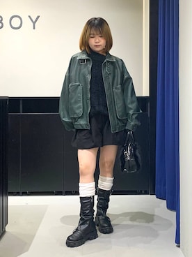 「アイテム（ワンピース）」を使った、みくるんさん（レディース・156cm・20代）の冬コーディネート