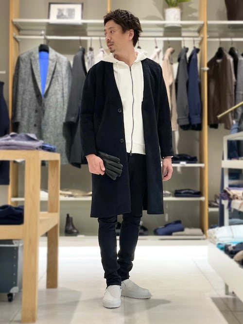 セットアップ対応】ストレッチ スエード ジップパーカー（パーカー