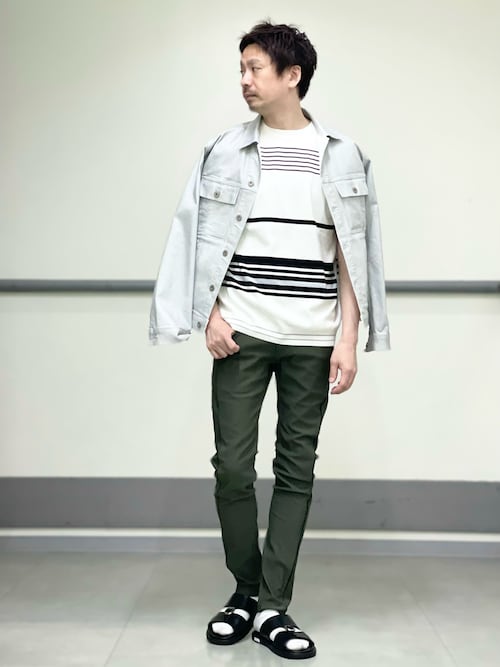 【セットアップ対応】オリジナルバンダナ付き シルバーコーティング デニムジャケット / Gジャン