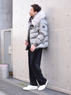 「5351 POUR LES HOMMES（ゴーサンゴーイチプールオム）のアイテム（ジャケット/アウター）」を使った、OMI2さん（メンズ・180cm）の秋コーディネート