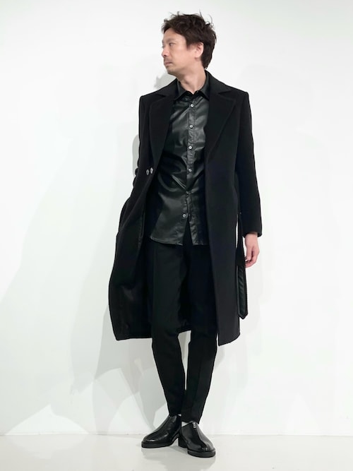 Director's Line】セミダブル ベルテッド コート（チェスターコート