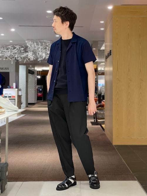 5351 POUR LES HOMMES パンツ ベルテッド テーパード パンツ メンズ