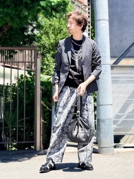 OMI2さん（メンズ・180cm）の春コーディネート