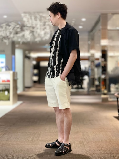 セール】フリンジ ドッキング 半袖シャツ（シャツ/ブラウス）｜5351