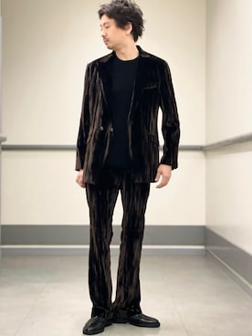 「アイテム（パンツ）」を使った、OMI2さん（メンズ・180cm）の秋コーディネート