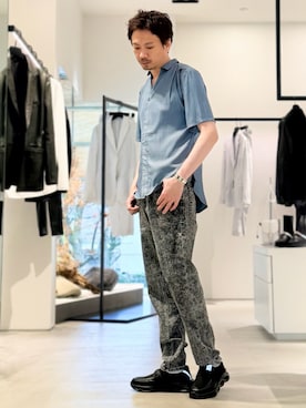 「5351 POUR LES HOMMES（ゴーサンゴーイチプールオム）のアイテム」を使った、OMI2さん（メンズ・180cm）の春コーディネート