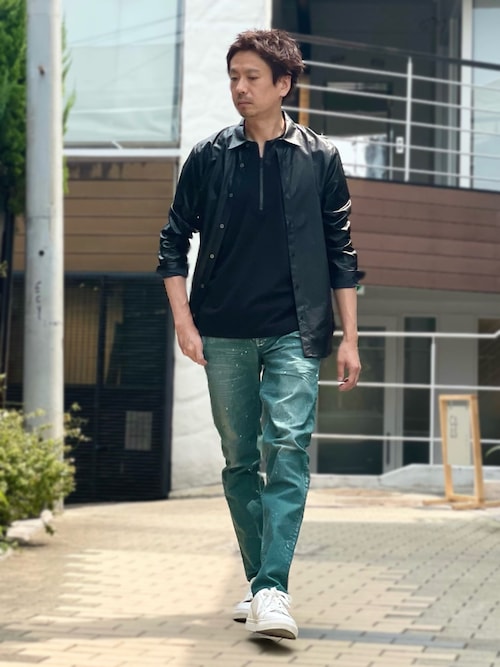 5351 POUR LES HOMMES tシャツ ミックスジャガード 半袖 Tシャツ