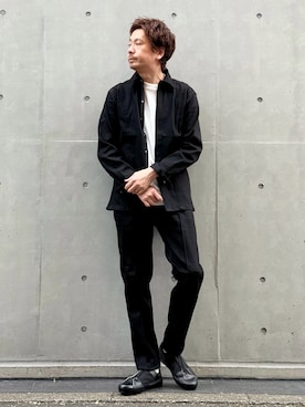 「5351 POUR LES HOMMES（ゴーサンゴーイチプールオム）のアイテム（トップス）」を使った、OMI2さん（メンズ・180cm）の夏コーディネート