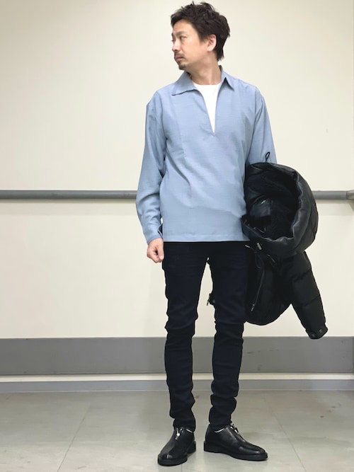 【25S/S】スキッパー プルオーバー 長袖シャツ