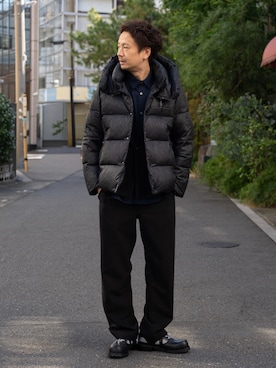 「アイテム（セットアップ）」を使った、OMI2さん（メンズ・180cm）の秋コーディネート