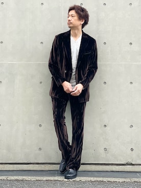 「5351 POUR LES HOMMES（ゴーサンゴーイチプールオム）のアイテム」を使った、OMI2さん（メンズ・180cm）の秋コーディネート