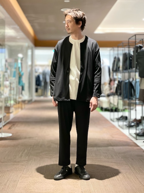 5351 POUR LES HOMMES tシャツ カラーライン 七分袖Tシャツ