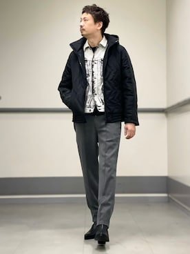 「アイテム（パンツ）」を使った、OMI2さん（メンズ・180cm）の秋コーディネート