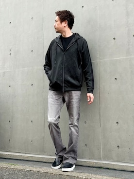 「5351 POUR LES HOMMES（ゴーサンゴーイチプールオム）のアイテム」を使った、OMI2さん（メンズ・180cm）の春コーディネート