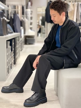「アイテム（ブルゾン）」を使った、OMI2さん（メンズ・180cm）の夏コーディネート
